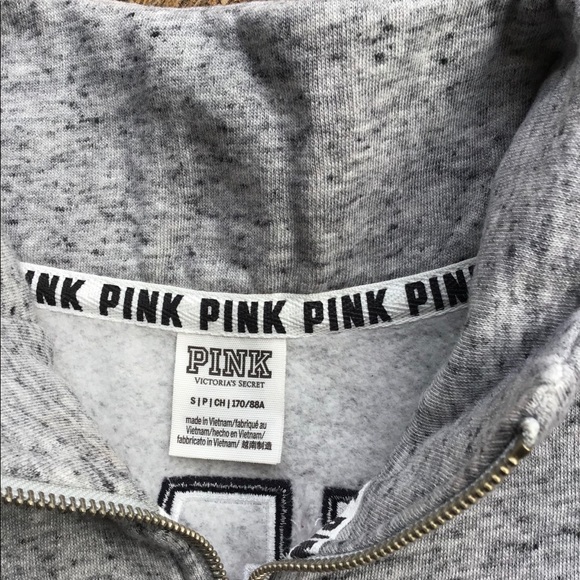 PINK 1/4 zip top - Picture 3 of 5